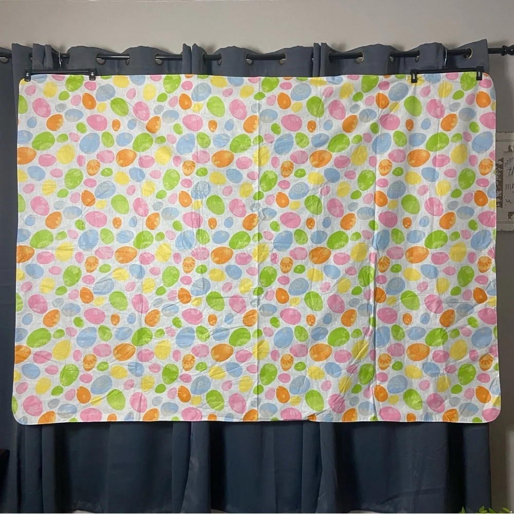 Easter Egg Tablecloth Multicolor Rectangular 60